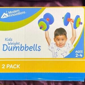 Kids Weight Set 2 Pk Toy Dumbbells Baby Dumbbell Workout Weights Fun Lightweight